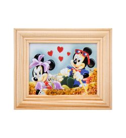 AMB-55/18 Картина «Дисней» (с янтарной крошкой) дер.рамка 7х9