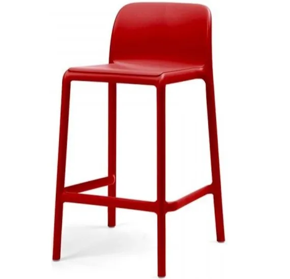 Полубарный стул Faro Mini 65 см красный