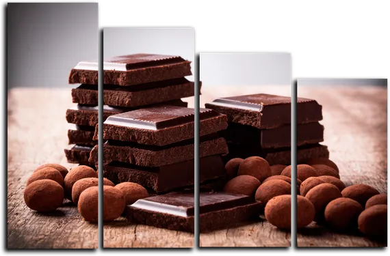 Модульная картина "Настоящий шоколад "