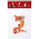 Наклейка на стекло «Сильный Дракон» 15*20 см