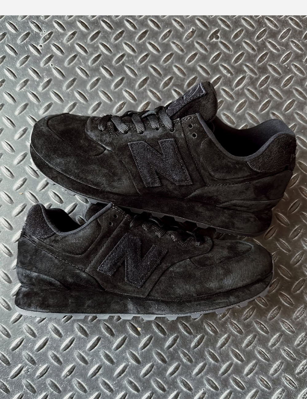 New Balance x Stone Island 574 Ghost "Black" (U574BTN1)
