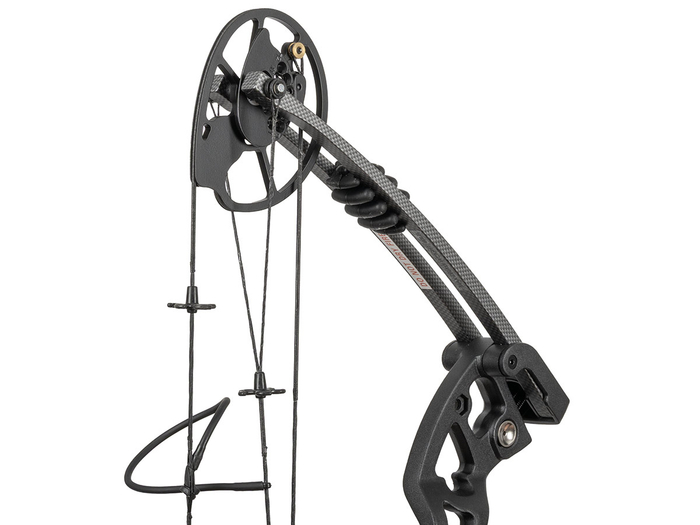 Лук блочный Stinger Comanche, 30-60 lbs/13,6-27,2 кг, алюминий, карбон (SG-BOW-M-60-BLK)