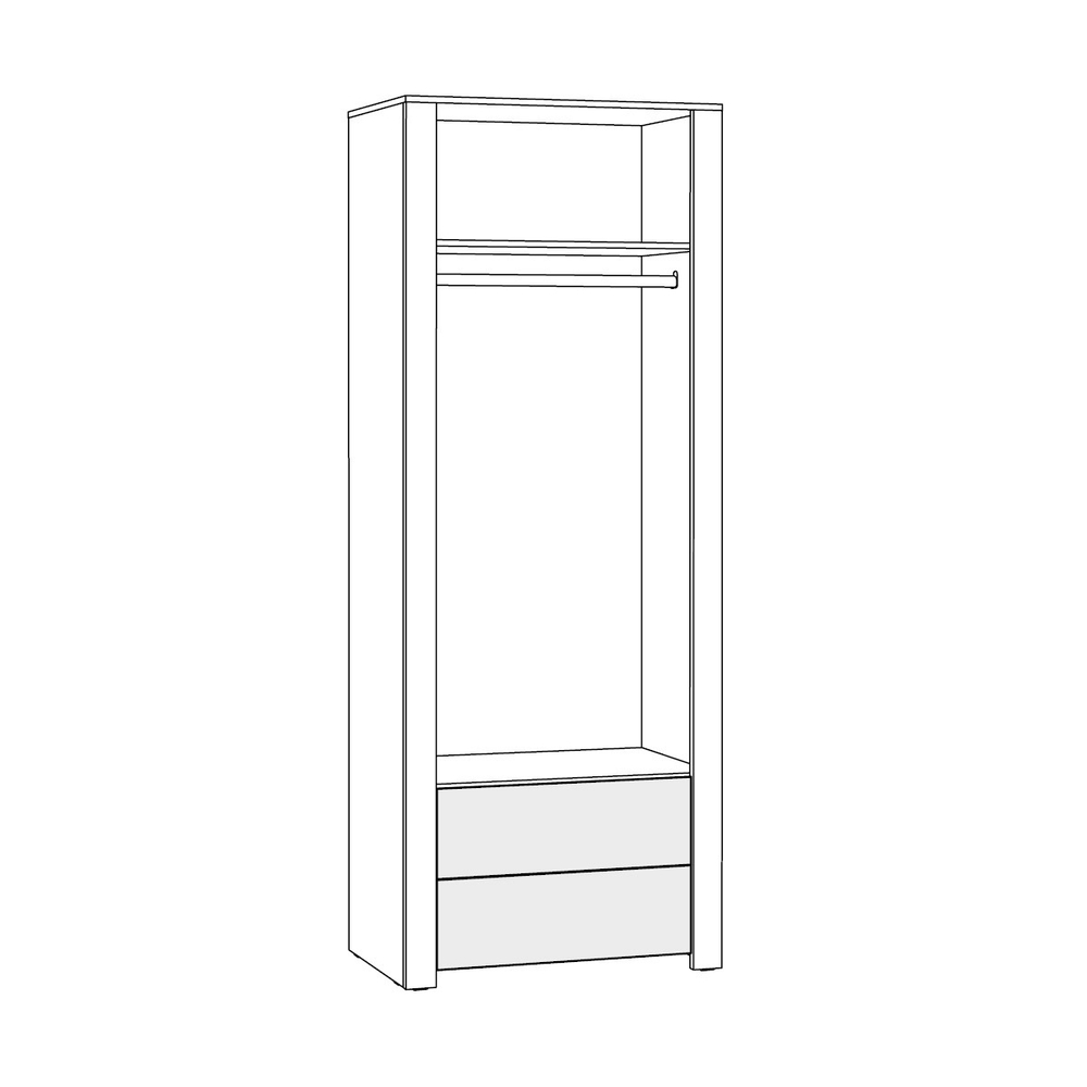 Джастин Шкаф для одежды 13.339