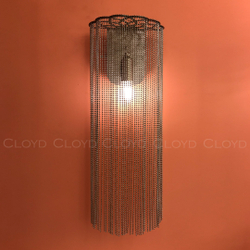 Бра Cloyd ONASSIS W1 / выс. 50 см - никель сатин (арт.20403)