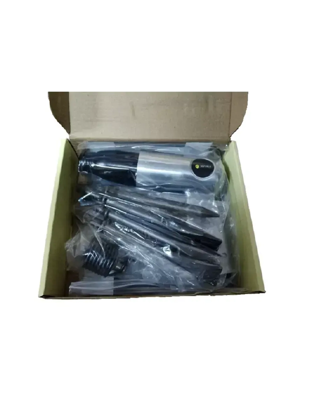 Пневмозубило с набором насадок в коробке 4500 ударов/мин