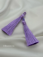 Кисточка для штор сиреневая 8 см