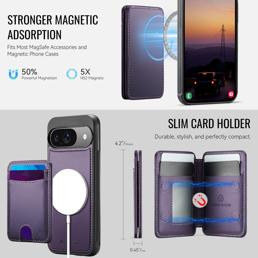 Чехол CaseMe Cardholder 2 in 1 Google Pixel 10/Pixel 10 Pro