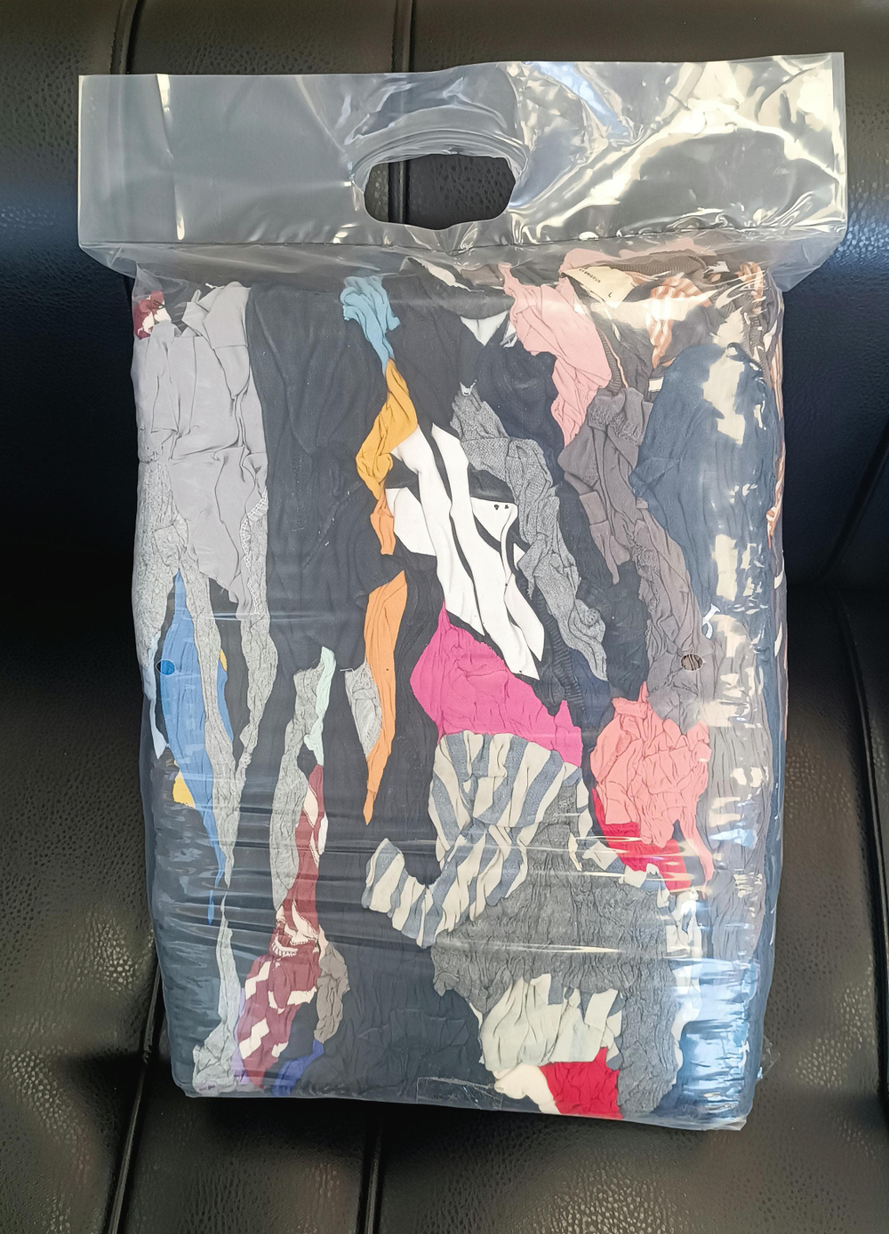 Ветошь цветная ХБ (40x50 см) обтирочная трикотаж 5 кг