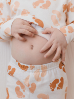 Пижама Mjölk Следы, на манжетах