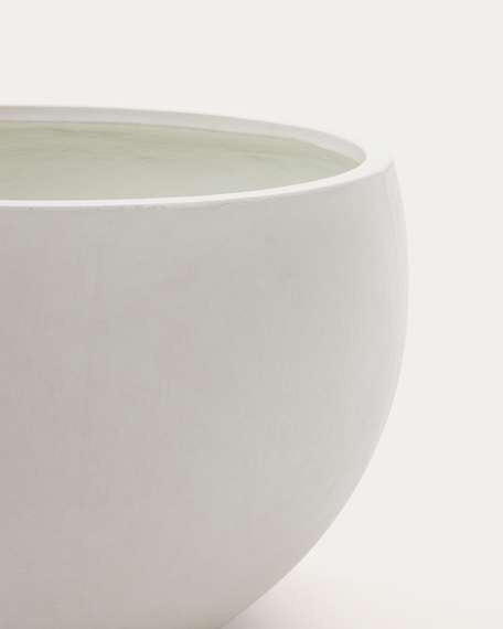 Напольное кашпо Grau из белого цемента Ø72х48 см