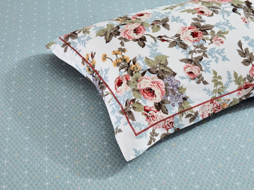 Постельное белье с одеялом 2 спальное евро Asabella 2141-OMP