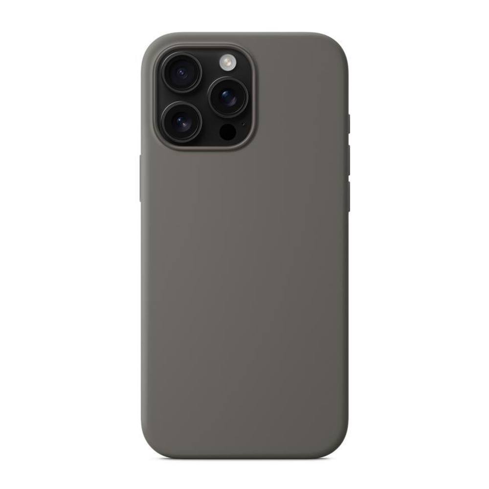 Силиконовый чехол MagSafe Apple Silicone Case для iPhone 16 Pro Max, Каменно-серый