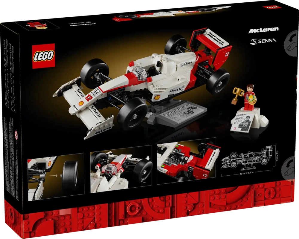 Конструктор LEGO Icons 10330 McLaren F1 MP4/4 и Айртон Сенна