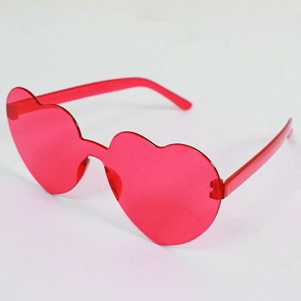 Карнавальные очки «Сердца», красный/розовый