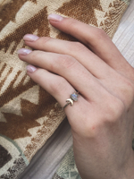 Кольцо, серебро/лунный камень