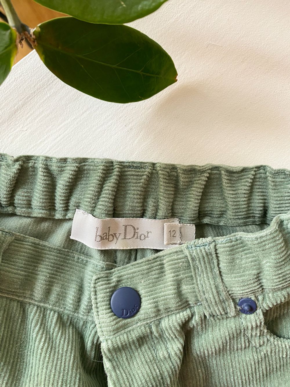 Вельветовые брюки Dior, 80