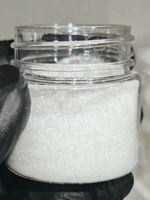 Блёстки Глиттер 301-1.0мм Белый прозрачный глянец - универсальные