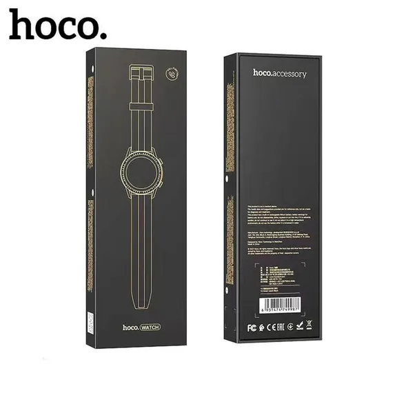 Смарт-часы Hoco Y2, 1.3&quot;, 240х240, IP68, BT3.0+4.0, 290 мАч, поддержка вызова,шагомер,черные