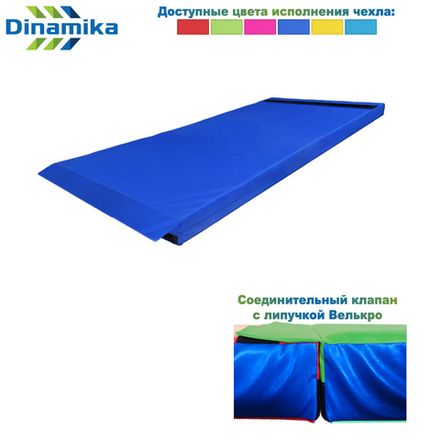 Мат гимнастический 2000х1000х100 оксфорд-велькро (ппу)