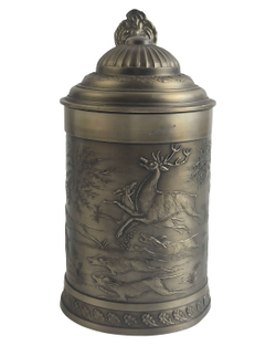 Кружка (бокал) "Псовая охота" Германия, SKS Zinn