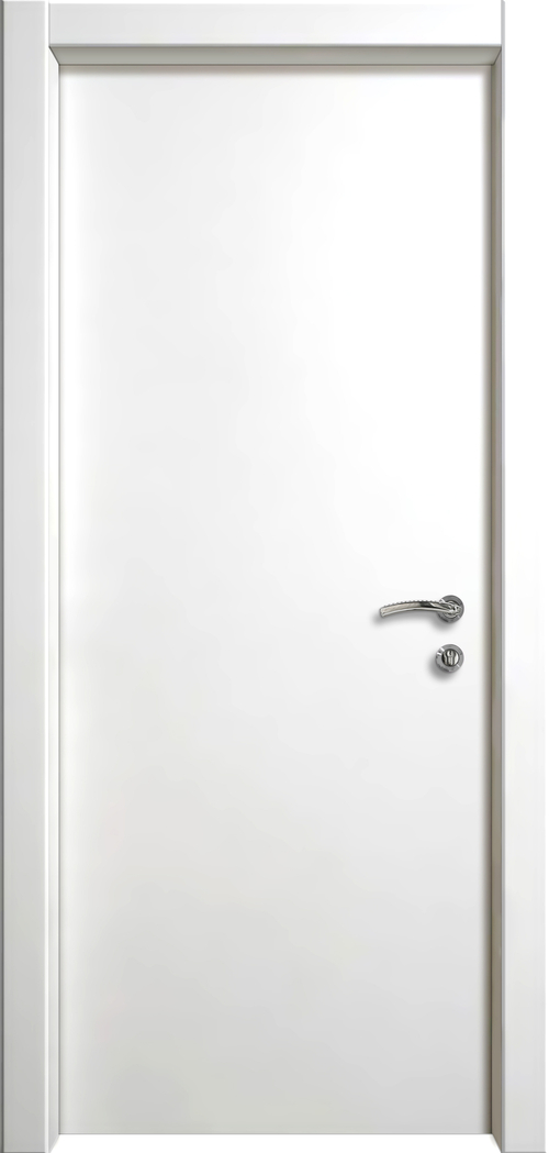 Дверь влагостойкая пластиковая KAPELLI classic Гладкая Белая + коробка
