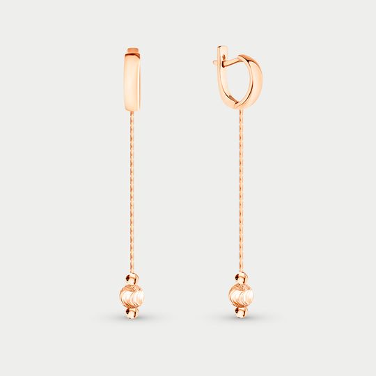 Серьги золотые