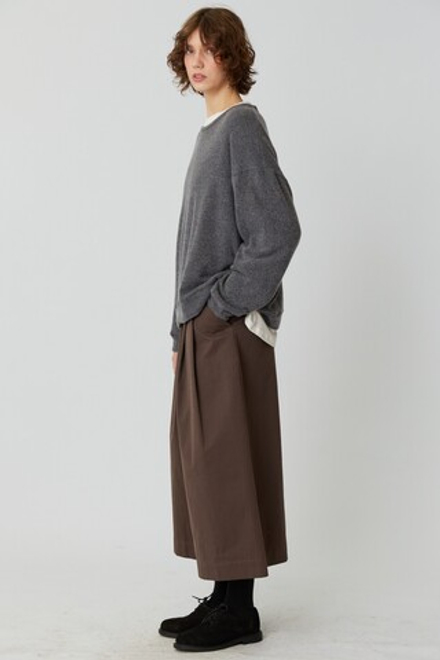 Свитшот из серой шерсти