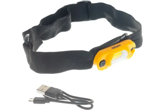 Фонарь Navigator NPT-H19-ACCU 1 COB LED аккум 3,7В 250мАч 33957