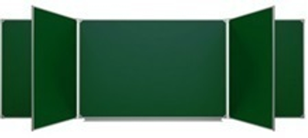 Пятиэлементная магнитная эмалированная школьная доска 3000х1000 (меловая)