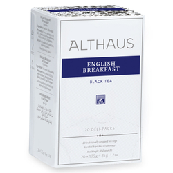 Althaus English Breakfast чай черный в пакетиках, 20 шт