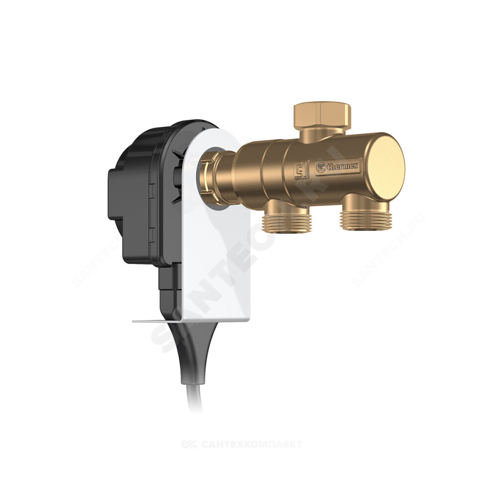 Комплект трехходового клапана dLine S 3/4" с электроприводом для соединения котла с бойлером THERMEX ЭдЭБ02785