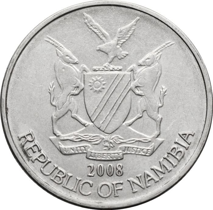 50 центов 2008 Намибия XF