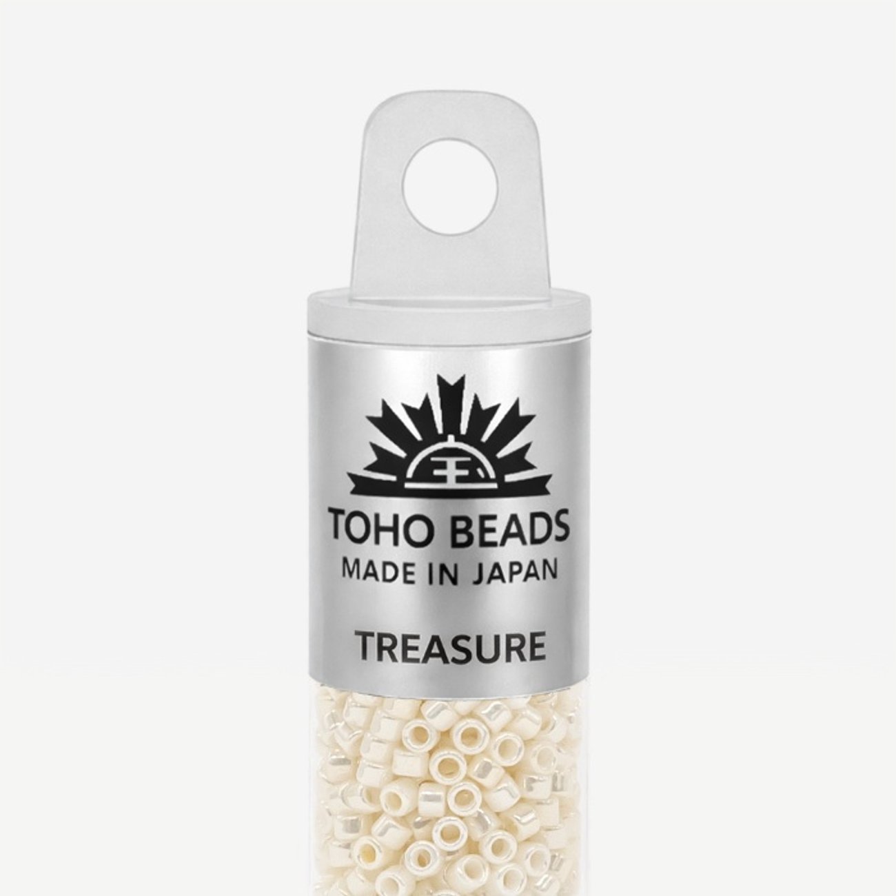 Японский бисер TOHO Treasure (№122), кремовый глянцевый