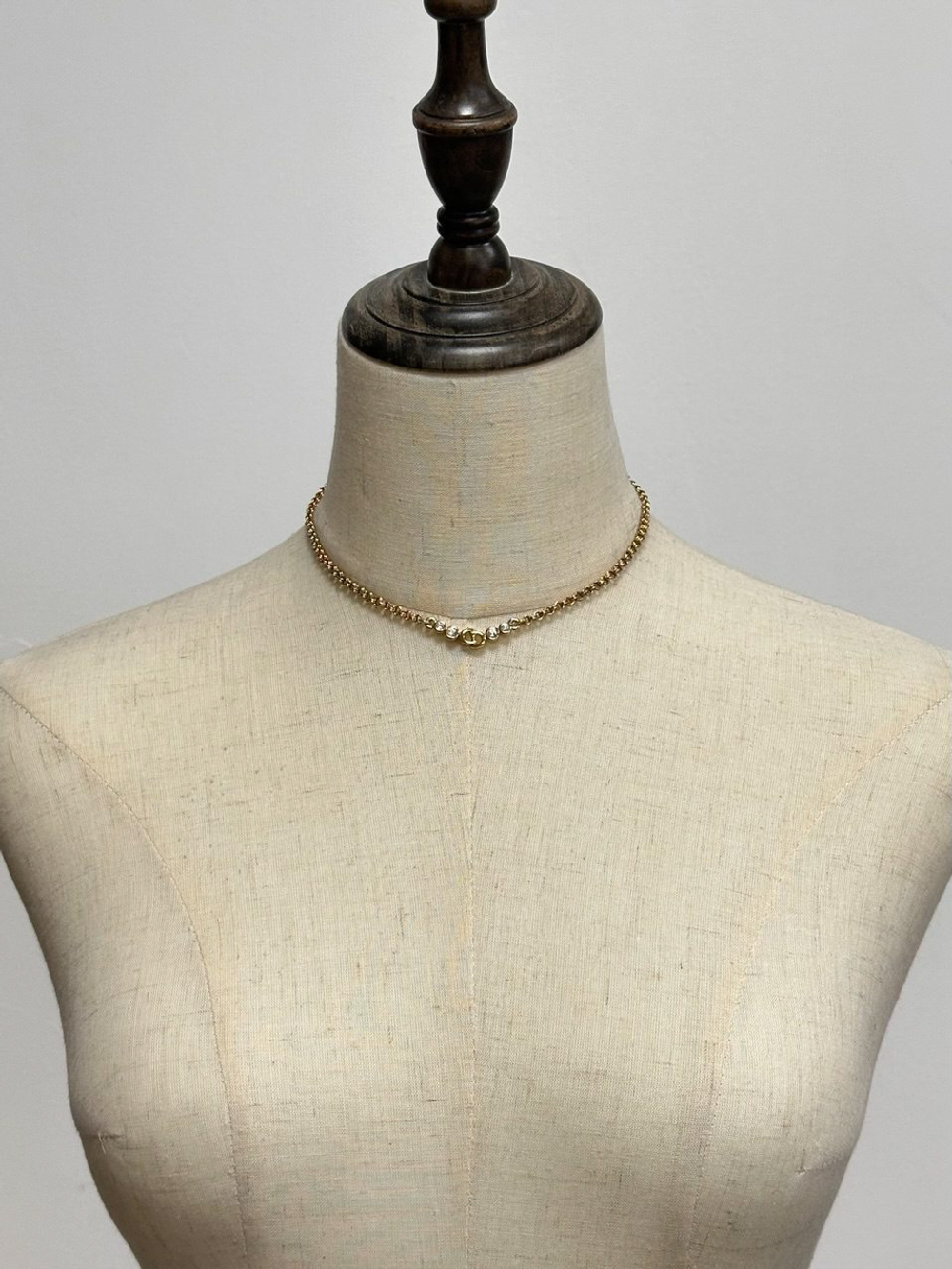 Цепь с лого Christian Dior