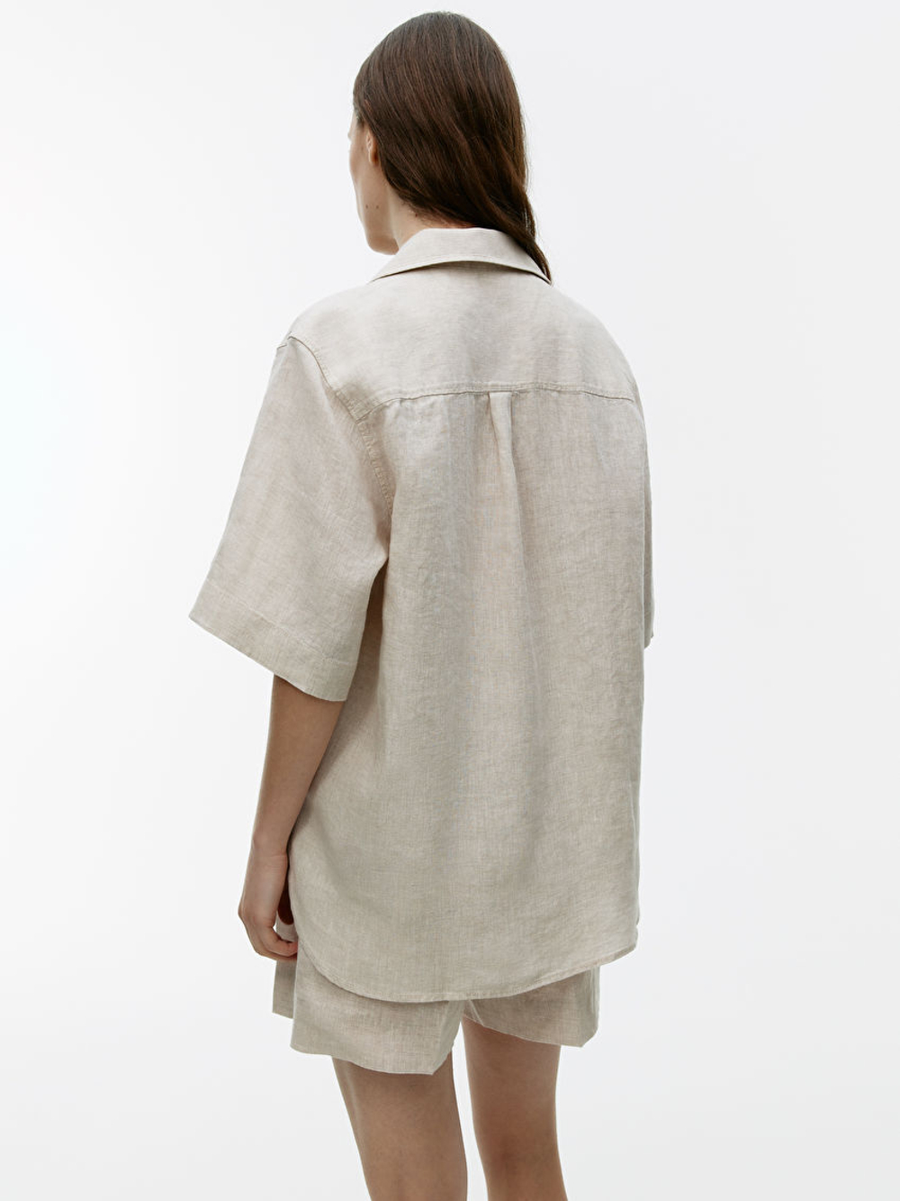 ARKEТ ЛЬНЯНАЯ РУБАШКА, ПЕСОЧНЫЙ