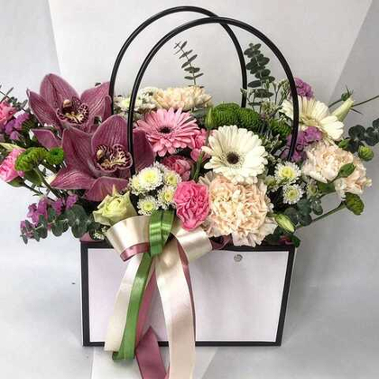 Сумочка с цветами «Непринуждённая элегантность»