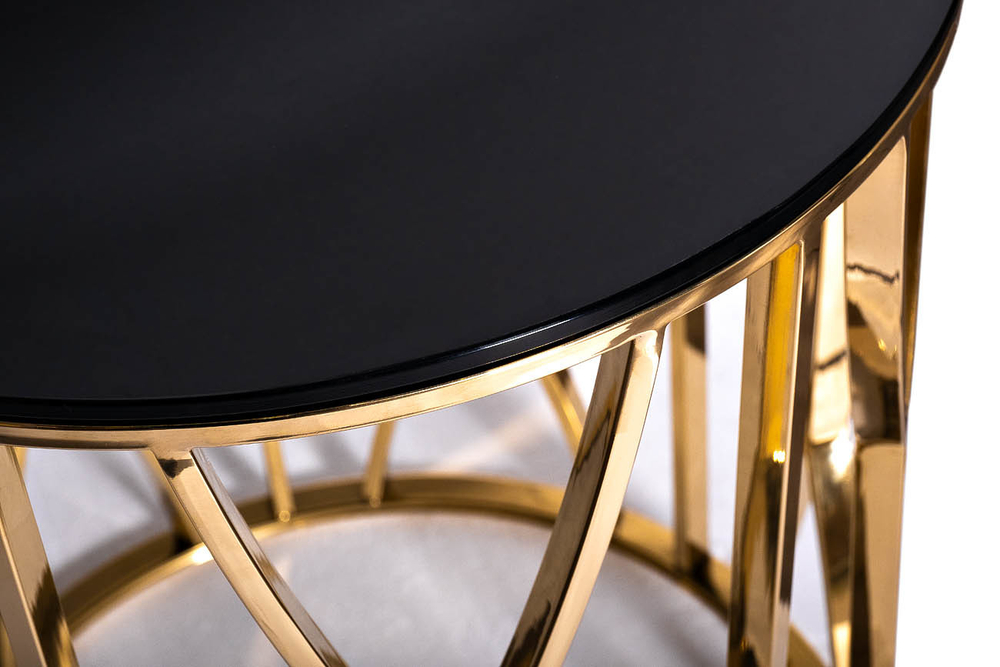 Стол журнальный Garda Decor 13RXET3103-GOLD