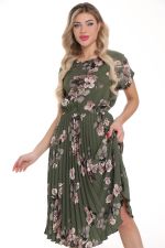 Платье Летнее (гофре,грин) Diolche (Акция)