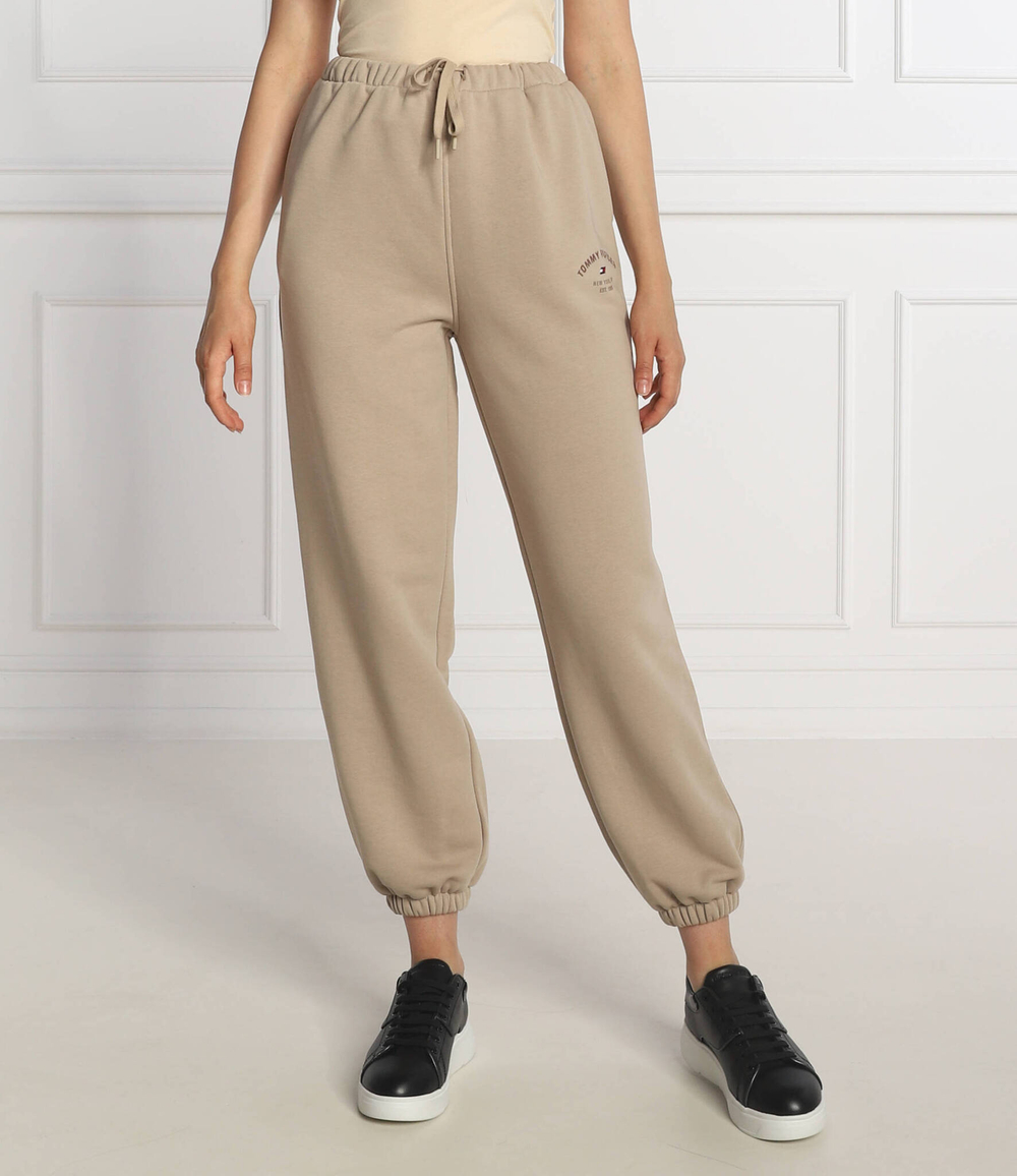 спортивные штаны Tommy Sport - бежевый(S10S101450)