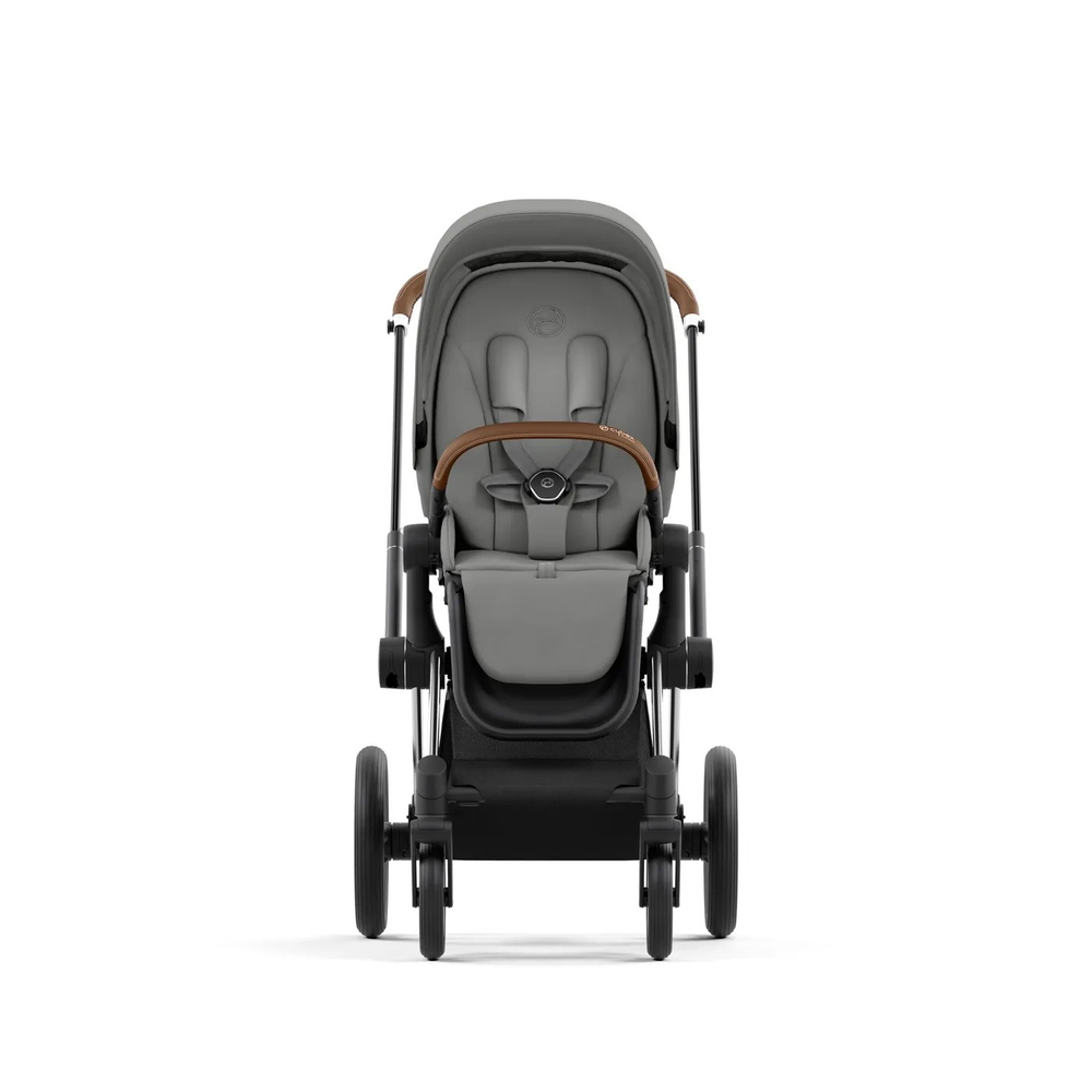 Коляска Cybex Priam IV 3 в 1 цвет Mirage Grey на шасси Chrome Brown