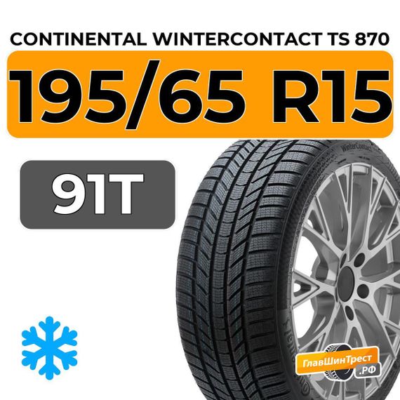 Continental WinterContact TS 870 195/65 R15 91T
