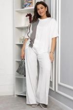 Блуза Малина (белая) Б13938-1М LT Collection