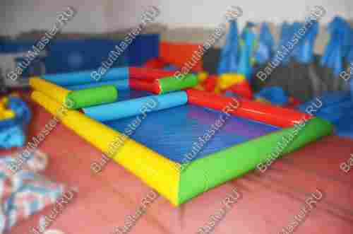 Прямоугольный надувной бассейн "Двойной" 8*4*0,65 м