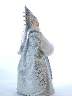 Кукла коллекционная Снегурочка в кокошнике и с муфтой