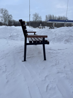 Скамейка "Модерн с подлокотником" 1,5 м