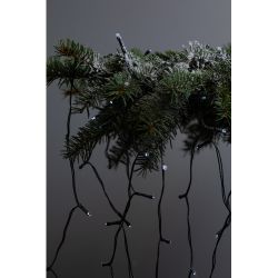 Садовая гирлянда ЭРА ERASF22-29 Бахрома на солнечной батарее холодный свет 2.4*0.5 м | Садовые декоративные светильники