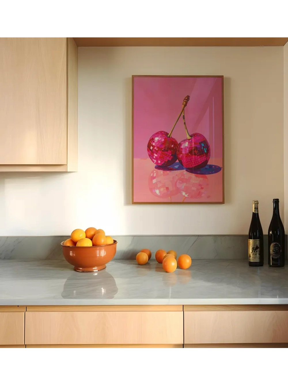 постер 30х40 см интерьерный на стену без рамок Вишня