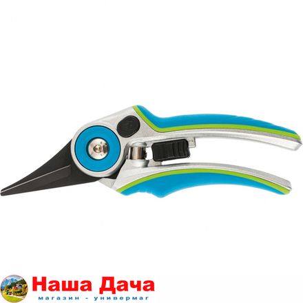 Секатор цветочный, 215 мм, регулировка захвата, алюминиевые рукоятки, LUXE// Palisad