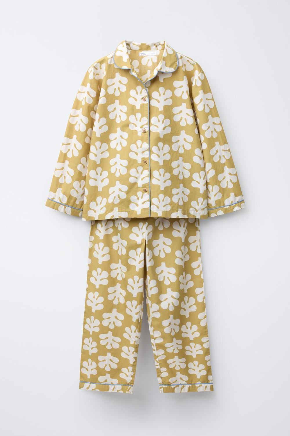 ZARA ПИЖАМА С ПРИНТОМ, ЗЕЛЕНЫЙ