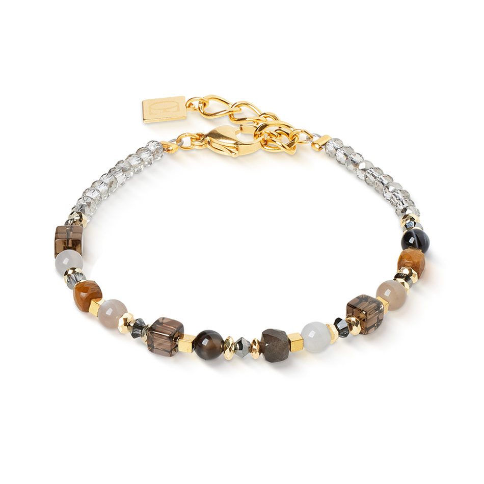 Браслет Coeur de Lion Brown-Grey 4347/30-1112